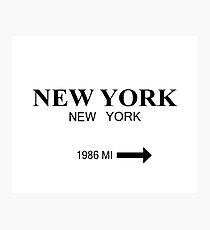 Lámina fotográfica Nueva York