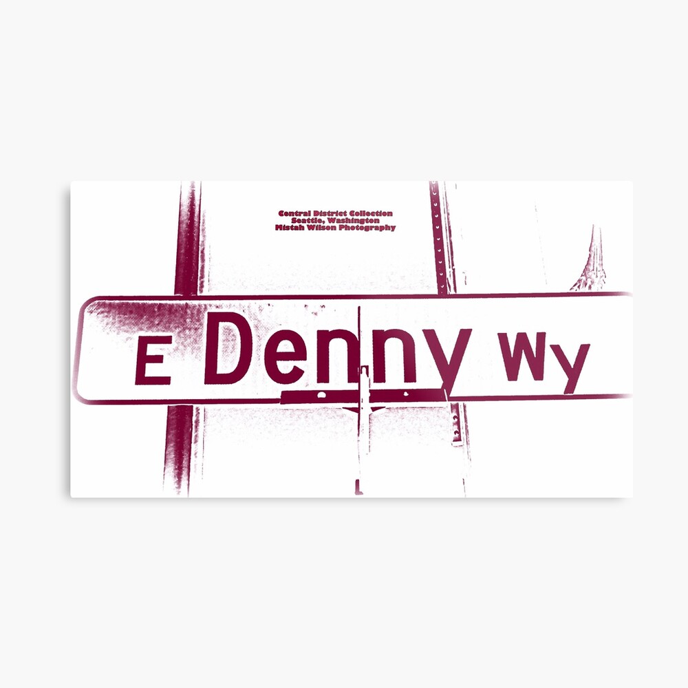 Denny Way White Grape Seattle Washington by Mistah Wilson Photography Metal Print