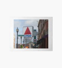 Citgo Sign At Fenway Park Art Board
