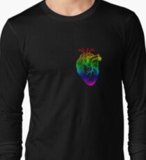 Rainbow Heart Long Sleeve T-Shirt
