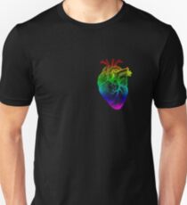 Rainbow Heart Unisex T-Shirt