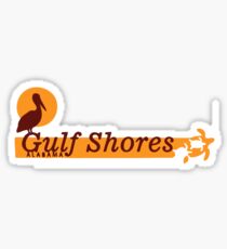 Gulf Shores - Alabama. Sticker