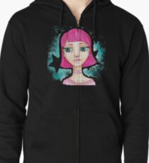 Star Girl Zipped Hoodie
