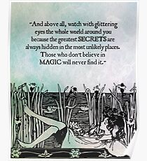 Roald Dahl - Watch with Glittering Eyes Poster