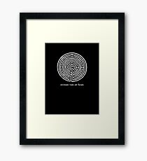 inveniam viam aut faciam (Shadow) Framed Print