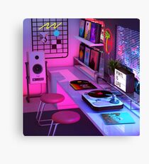 Vinyl ist Leben Leinwanddruck