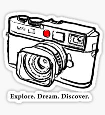 Leica M9 red dot rangefinder camera Sticker
