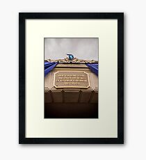 Diamond Celebration - Leave Today Framed Print