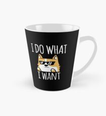 Funny I Do What I Want Shiba Inu Tall Mug
