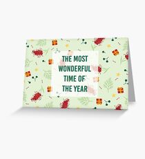 Australian Native Flower Christmas Card Greeting Card