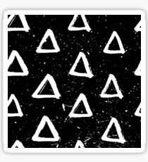 Triangle Doodle Pattern Sticker