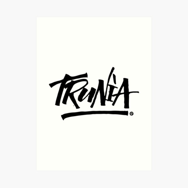 Trunìa - #siculigrafia Art Print