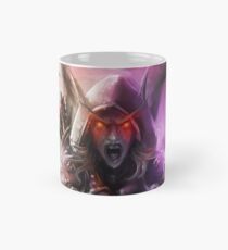 Die Bansheekönigin Sylvanas, Warcraft Fanart Tasse (Standard)