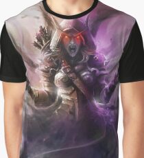 The Banshee Queen Sylvanas, Warcraft Fanart Graphic T-Shirt