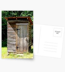 Wooden Out House Postcards