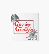 Gryphons and Gargoyles Art Board