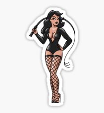 BDSM Dominatrix Pin-up Sticker