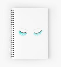 Gypsy Eyelashes :: Teal Spiral Notebook