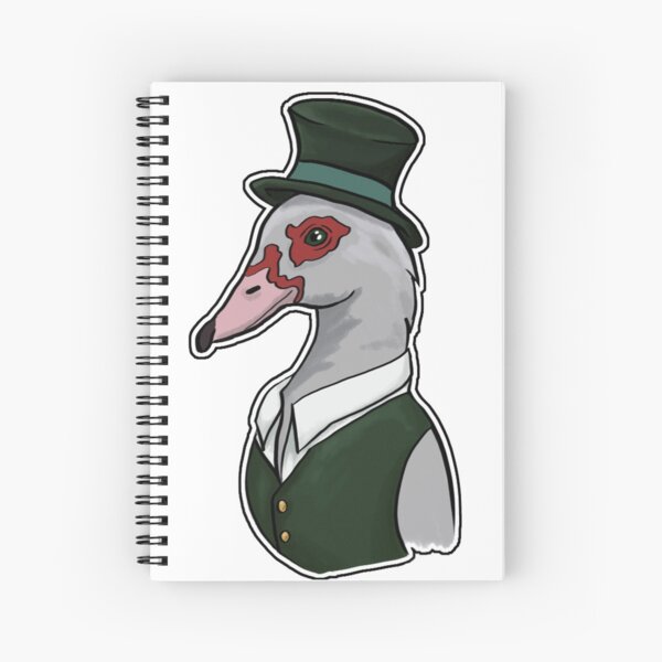 Dapper Duck Spiral Notebook