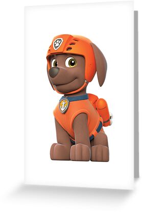 "Zuma Paw Patrol" Greeting Card by docubazar7 | Redbubble