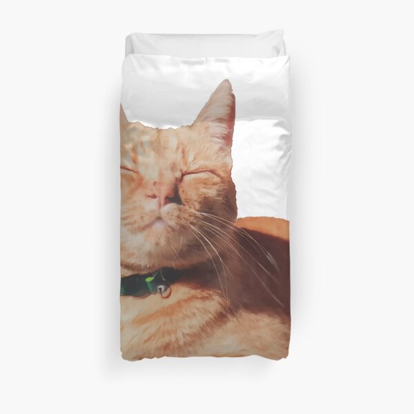 Smug Cat is Smug Duvet Cover