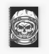 Schädel Astronaut Spiralblock
