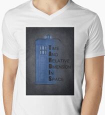 Doctor Who Tardis Men's V-Neck T-Shirt