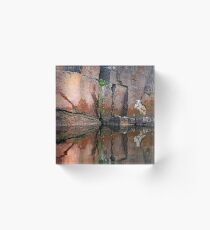 Shawanaga Rock And Reflections IX Acrylic Block