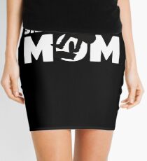 Skateboard Mom T-Shirt Skateboard Gift Mother Skateboard Silhouette Tee Mini Skirt