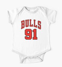Rodman Bulls One Piece - Short Sleeve