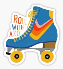 Roll with AXO (letters) Sticker