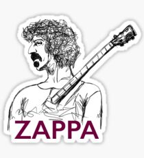 Frank Zappa sketch Sticker