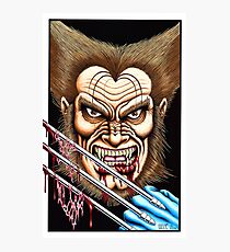 Mutant + Claws = Trouble / color Photographic Print
