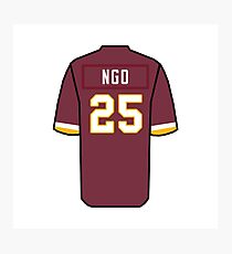 Custom Ngo Redskins Photographic Print