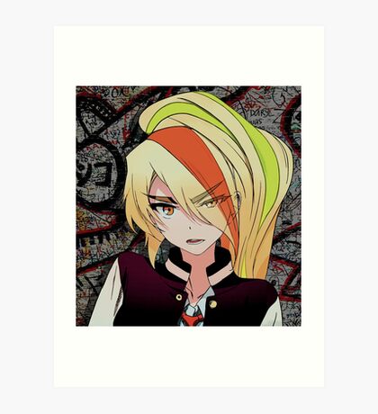 Nikaidou Saki Art Print By Frawztfyre Redbubble Images, Photos, Reviews