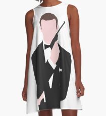 Vestido acampanado James Bond vínculo
