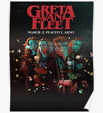 This is new Greta poster summer Van Fleet march of the peaceful army cover album top salling Poster