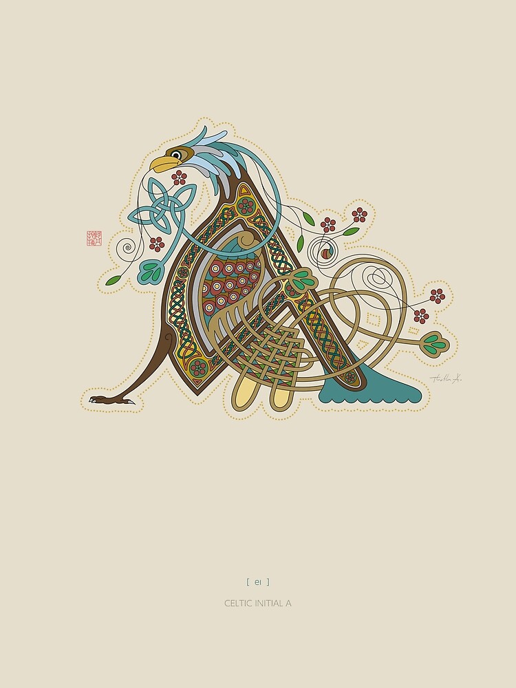 Celtic Initial A by Thoth-Adan