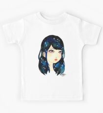 Starry-eyed in space Kids Tee