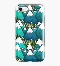 Wintergipfel und Wälder iPhone-Hülle & Cover