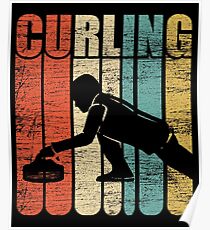 Curling Wettkampf Poster