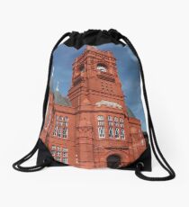 Pierhead Building Cardiff Bay Drawstring Bag