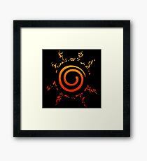 NARUTO SEAL Framed Print