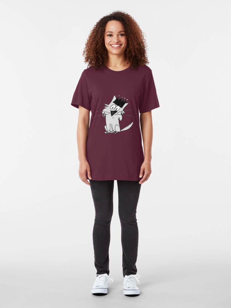 Alternate view of Royal Cat Slim Fit T-Shirt
