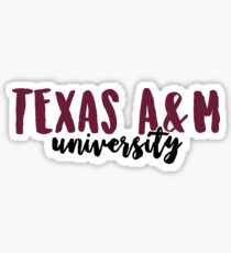 Texas A&M University Sticker