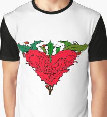 Holly Heart Graphic T-Shirt