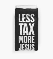 Christian Libertarian Election Gift - Jesus Duvet Cover