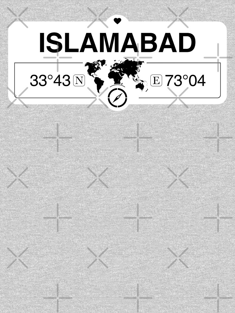 Islamabad Capital Territory with World Map Coordinates by Map-Your-World