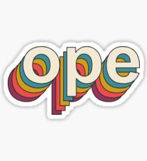 Vintage Ope Sticker