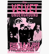 Velvet Underground Philadelphia Poster Poster